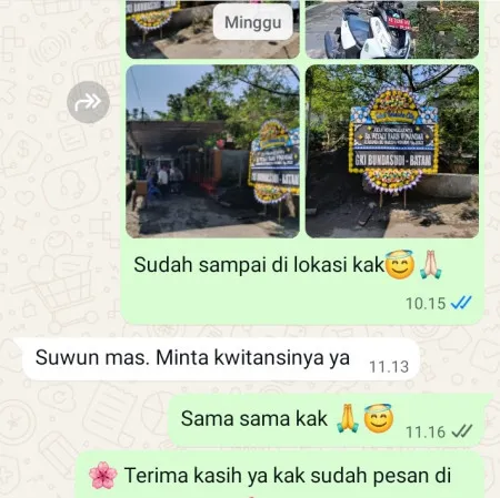 Pengiriman Papan Bunga Duka Putrapinggan Kalipucang