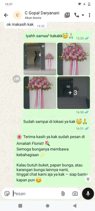 Pengiriman Karangan Bunga Putrapinggan Kalipucang